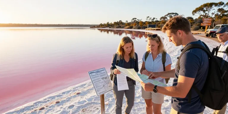 australie lac rose